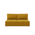 Lucie Grande 2-Seat Sofa (Without Armrest) Amber