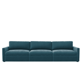 Lucie Grande 3-Seat Sofa Petrol