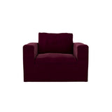 Luca Armchair Ruby Red
