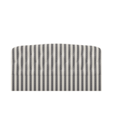 Darling Headboard Striped Black 140 cm