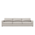 Lucie Grande 3-Seat Sofa Black Dots