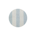 Fabric by the Metre Striped Linen Light Blue