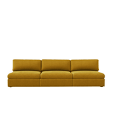 Lucie Grande 3-Seat Sofa (Without Armrests) Amber
