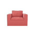 Luca Fåtölj Coral. Fåtölj med stilren design och avtagbar klädsel.