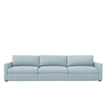 Lucie Grande 3-Seat Sofa Baby Blue