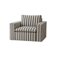Luca Armchair Stripe