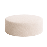 Blanca Ottoman Eggshell 90 cm