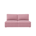 Lucie Grande 2-Seat Sofa (Without Armrests) Dusty Pink