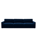 Lucie Grande 3-Seat Sofa Deep Blue