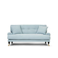 Blanca 2-Seat Sofa Baby Blue