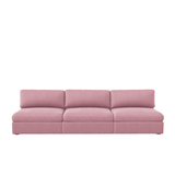 Lucie Grande 3-Seat Sofa (Without Armrests) Dusty Pink