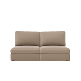 Lucie Grande 2-Seat Sofa (Without Armrests) Elephant