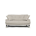 Blanca Love Seat Brown Stripe