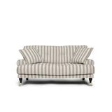 Blanca Love Seat Brown Stripe