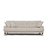 Blanca 3-Seat Sofa Stripe Brown