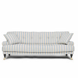 Blanca 3-Seat Sofa Stripe Blue