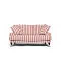 Blanca Love Seat Stripe Coral