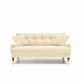 Blanca 2-Seat Sofa Creme