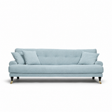 Blanca 3-Seat Sofa Baby Blue