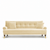 Blanca 3-Seat Sofa Creme