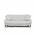 Blanca 2-Seat Sofa Stripe Blue