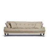 Blanca 3-Seat Sofa Khaki