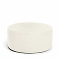 Blanca Ottoman True White 70 cm