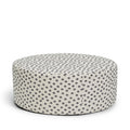 Blanca Ottoman Black Dots 90 cm