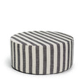 Blanca Ottoman Stripe Black 70 cm
