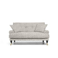 Blanca Love Seat Black Dots