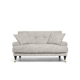 Blanca Love Seat Black Dots