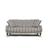 Blanca 2-Seat Sofa Stripe Black