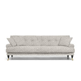 Blanca 3-Seat Sofa Black Dots