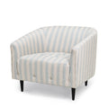 Carla Armchair Stripe Blue