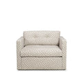 Dahlia Armchair Brown Dots