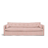 Dahlia Grande 3-Seat Sofa Stripe Coral