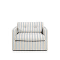 Dahlia Armchair Stripe Blue