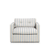 Dahlia Armchair Stripe Blue