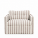 Dahlia Armchair Stripe Brown