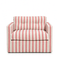 Dahlia Armchair Stripe Coral