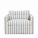 Dahlia Armchair Stripe Blue