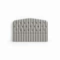 Darling Headboard Stripe Black 140 cm