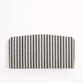 Etta Headboard Striped Black 120 cm