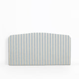 Etta Striped Headboard Light Blue 210 cm