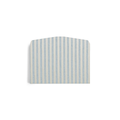 Etta Headboard Striped Light Blue 120 cm