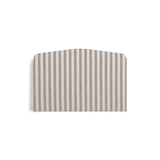 Etta Headboard Striped Brown 140 cm