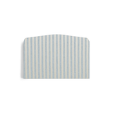 Etta Striped Headboard Light Blue 140 cm