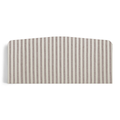 Etta Headboard Striped Brown 210 cm