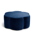 Flora Ottoman Deep Blue