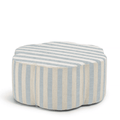 Flora Ottoman Stripe Blue